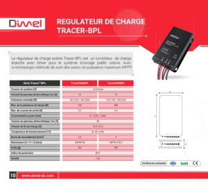 Régulateur de charge Tracer-BPL