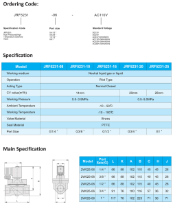 ELECTROVANNE-VAPEUR-FT